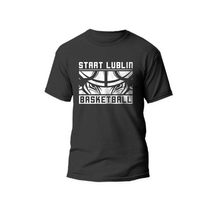 T-shirt czarny | START LUBLIN BASKETBALL